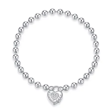 Pandora Style Silver Bead Chain bracelet - SCB203