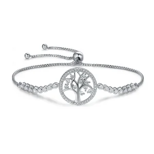 (image for) Pandora Style Silver Bright Tree of Life bracelet - SCB035