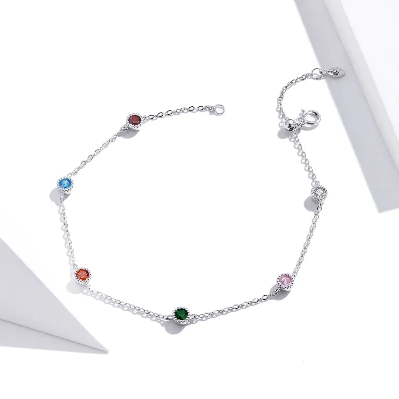 (image for) Pandora Style Silver Coloured Summer bracelet - SCB184 - View 2