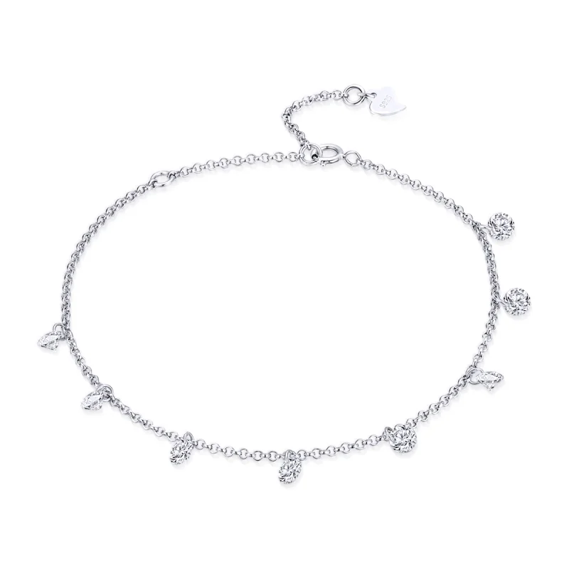 (image for) Pandora Style Silver Contracted Elves Chain Slider Bracelet - SCB103 - Product Image