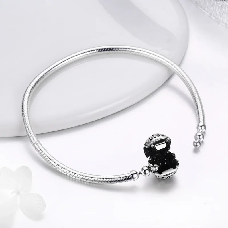 (image for) Pandora Style Silver Delicate Life Chain Bracelet - SCB062 - View 6