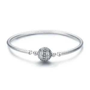(image for) Pandora Style Silver Delicate Life Chain Bracelet - SCB062
