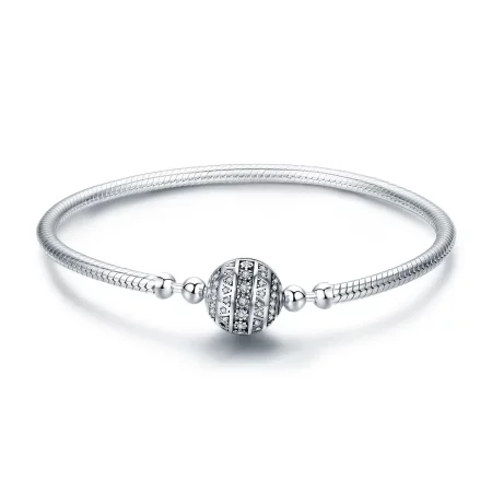 Pandora Style Silver Delicate Life Chain Bracelet - SCB062