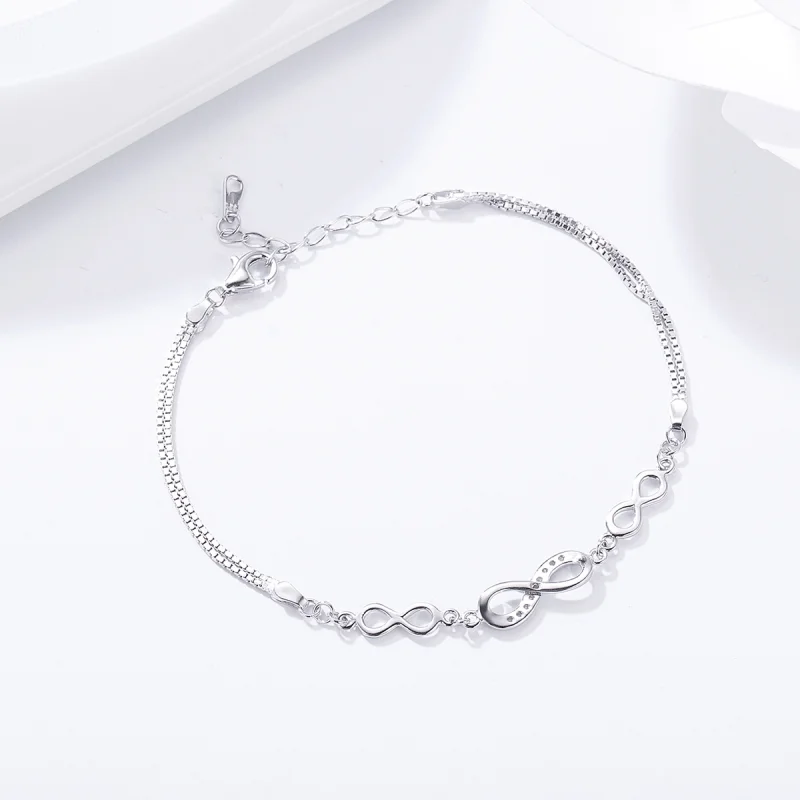 (image for) Pandora Style Silver Endless Elegance Slider Bracelet - SCB037 - View 5
