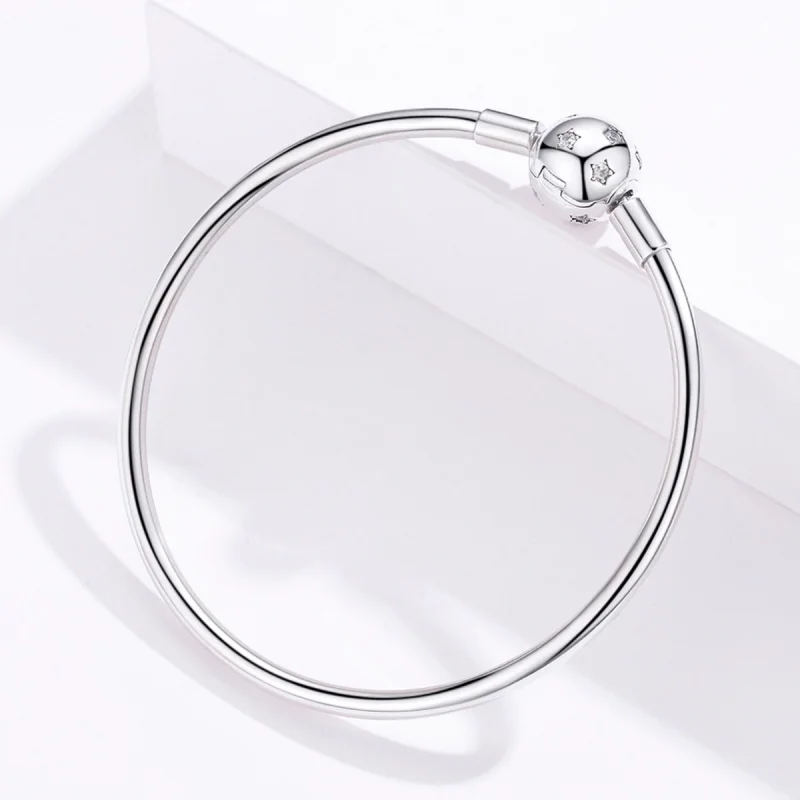 (image for) Pandora Style Silver Galaxy Bangle - SCB144 - View 4