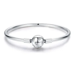 (image for) Pandora Style Silver Galaxy Bangle - SCB144