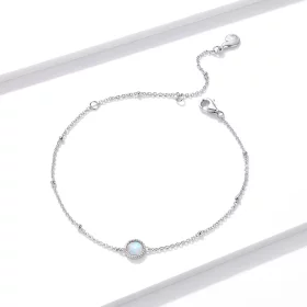 Pandora Style Silver Gorgeous Opal bracelet - BSB054 Pandora Style Silver Gorgeous Opal bracelet - BSB054