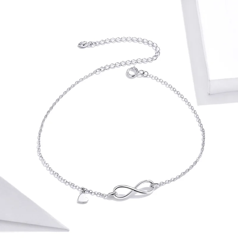 (image for) Pandora Style Silver Infinity bracelet - SCT019 - View 3