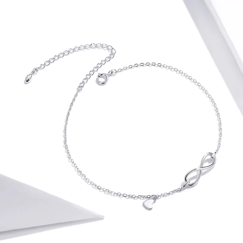 (image for) Pandora Style Silver Infinity bracelet - SCT019 - View 4