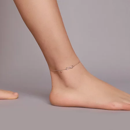 Pandora Style Silver Infinity bracelet - SCT019