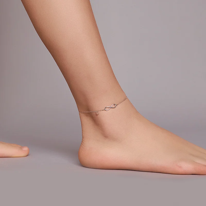 (image for) Pandora Style Silver Infinity bracelet - SCT019 - View 6