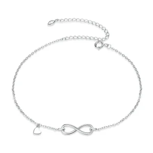 (image for) Pandora Style Silver Infinity bracelet - SCT019