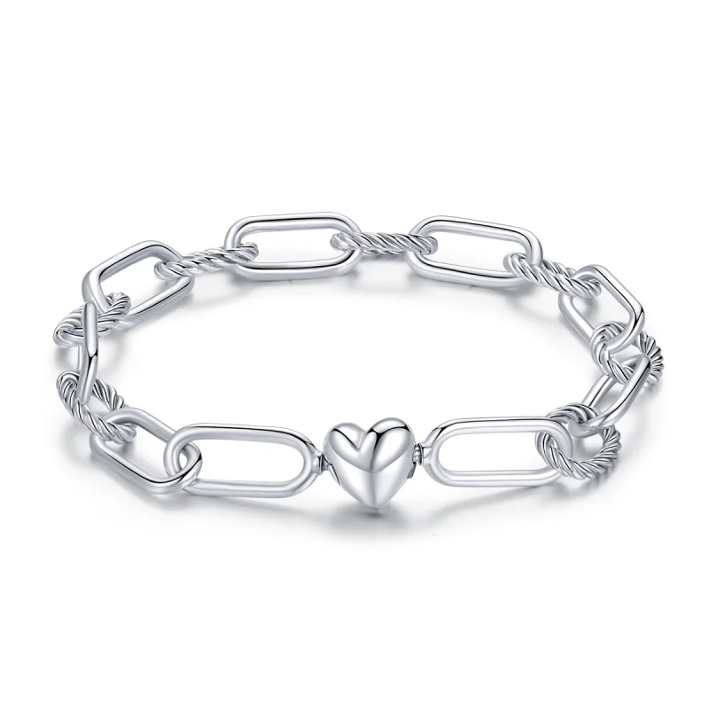 (image for) Pandora Style Silver Love of Link bracelet - SCB202 - Product Image