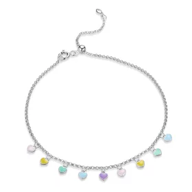 Pandora Style Silver Rainbow Love bracelet - SCT020 Pandora Style Silver Rainbow Love bracelet - SCT020