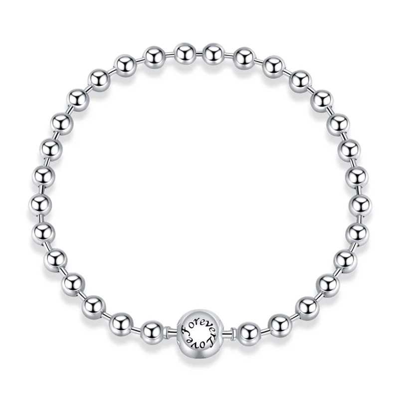 (image for) Pandora Style Silver Silver Ball bracelet - SCB208 - Product Image
