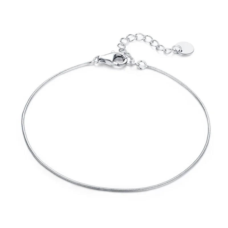 (image for) Pandora Style Silver Snake Chain Bracelet - SCB153 - Product Image