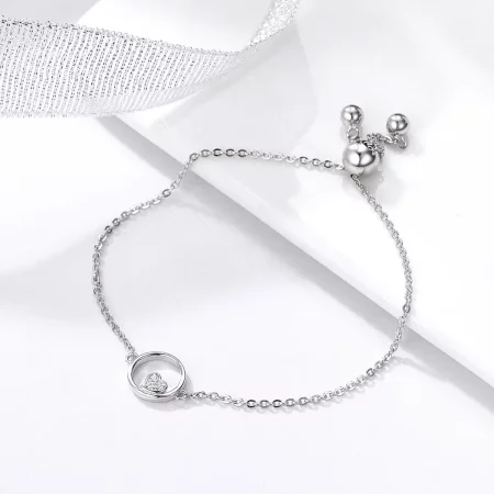 Pandora Style Silver Sweetheart Baby Slider Bracelet - SCB020