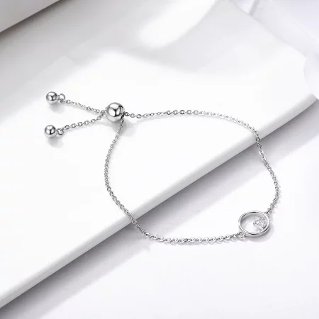 Pandora Style Silver Sweetheart Baby Slider Bracelet - SCB020