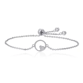 Pandora Style Silver Sweetheart Baby Slider Bracelet - SCB020