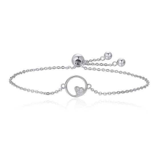 Pandora Style Silver Sweetheart Baby Slider Bracelet - SCB020