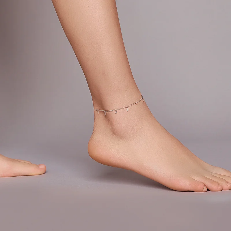 (image for) Pandora Style Silver Tassel bracelet - SCT018 - View 7