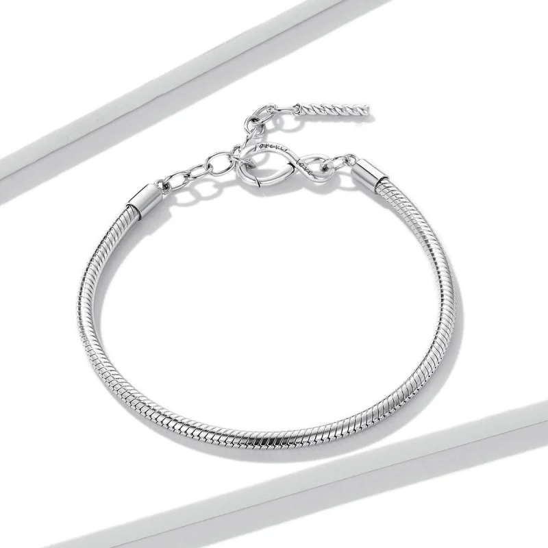 (image for) Pandora Style Simple and Infinite Bracelet - BSB085 - View 2