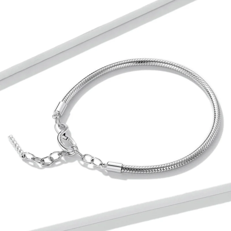 (image for) Pandora Style Simple and Infinite Bracelet - BSB085 - View 3