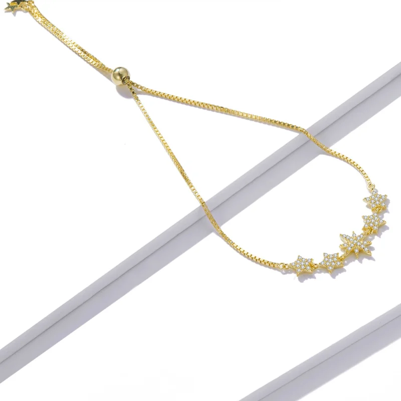 (image for) Pandora Style Starry Bracelet - BSB067 - View 4