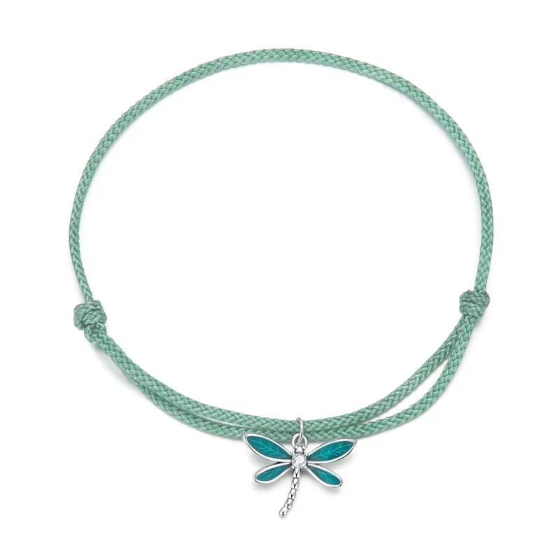 (image for) Pandora Style Summer Dragonfly Bracelet - SCB237 - Product Image