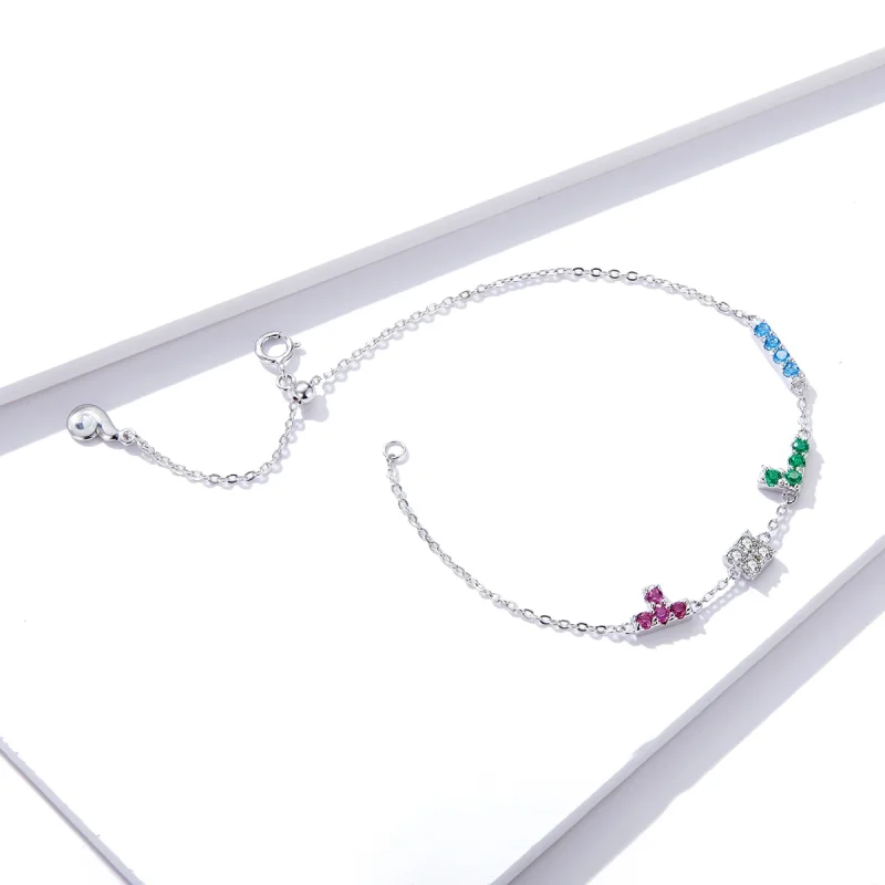 (image for) Pandora Style Tetris Bracelet - BSB040 - View 4