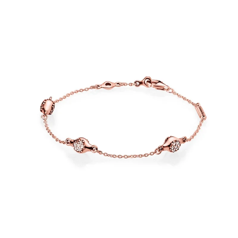 (image for) Modern LovePods™ Bracelet, PANDORA Rose™ & Clear CZ - 587354CZ - Product Image