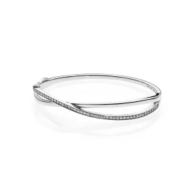 PANDORA Entwined, Clear CZ Bangle - PE00038-1 PANDORA Entwined, Clear CZ Bangle - PE00038-1