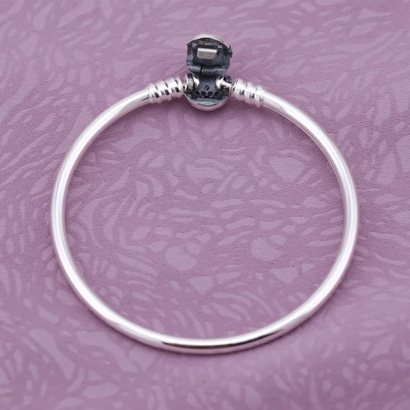 (image for) PANDORA Moments Star Silver Bangle - 590720CZ - View 3