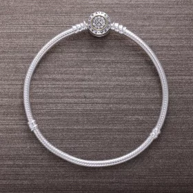 PANDORA Moments Two Tone Bracelet With Pandora Signature Clasp - 590741CZ