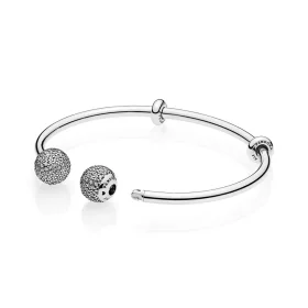 PANDORA Open Bangle, Clear CZ - 596438CZ PANDORA Open Bangle, Clear CZ - 596438CZ