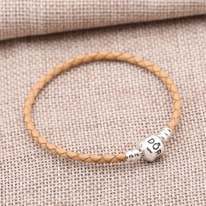 (image for) PANDORA Single Leather Bracelet - 590705CRD-JC - View 2