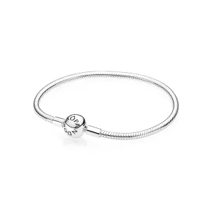 (image for) PANDORA Smooth Silver Clasp Bracelet - 590728