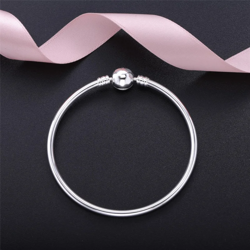 (image for) PANDORA Sparkling Hexagon Bangle - PE0009-1B - View 3