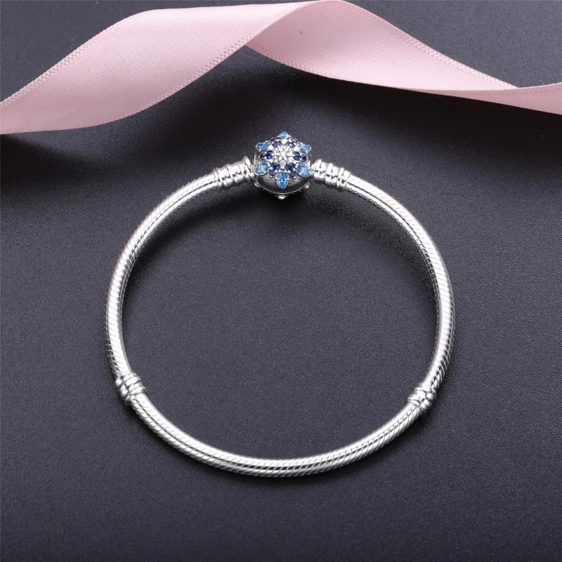 (image for) PANDORA Sterling Silver with Snowflake Clasp Bracelet - PE00029-1 - View 2