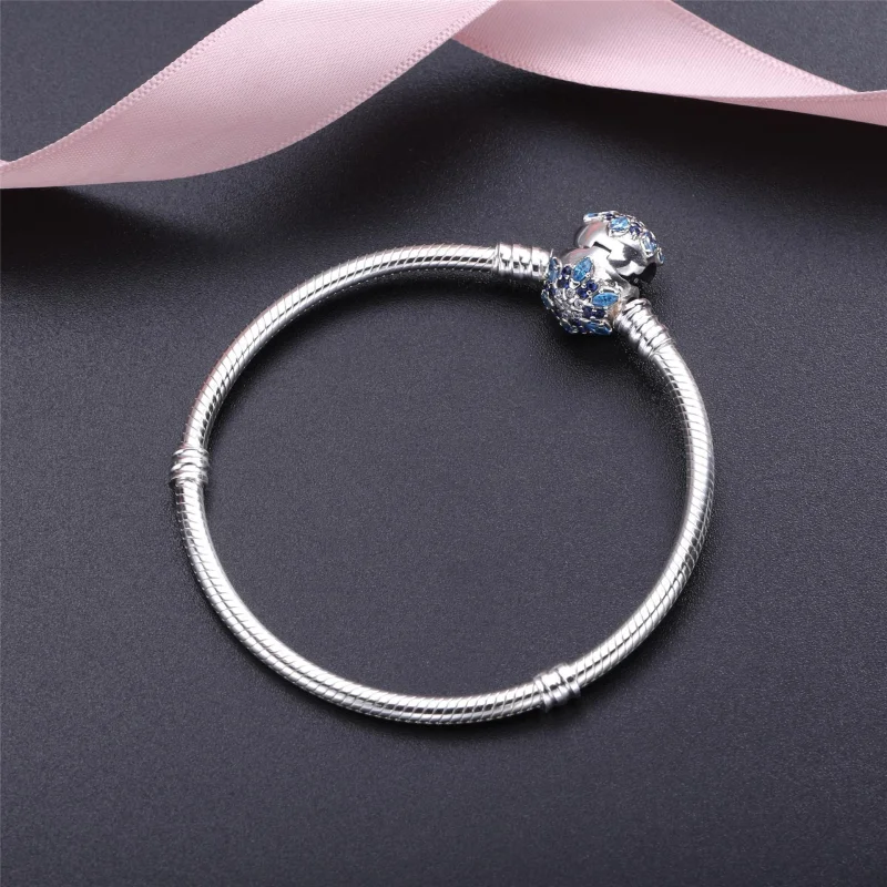 (image for) PANDORA Sterling Silver with Snowflake Clasp Bracelet - PE00029-1 - View 3