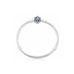 PANDORA Sterling Silver with Snowflake Clasp Bracelet - PE00029-1