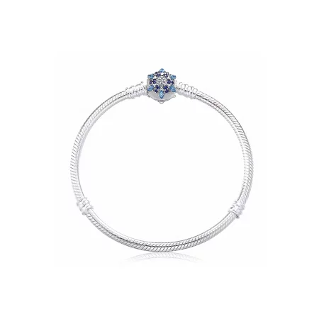 PANDORA Sterling Silver with Snowflake Clasp Bracelet - PE00029-1