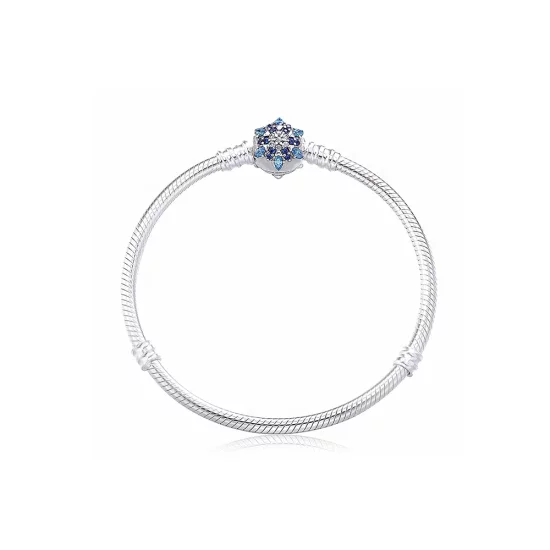 PANDORA Sterling Silver with Snowflake Clasp Bracelet - PE00029-1