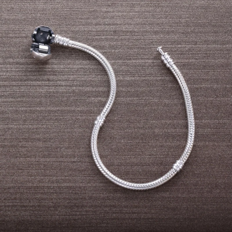 (image for) PANDORA Sterling Silver with Star Clasp Bracelet - PE00023-1B - View 3