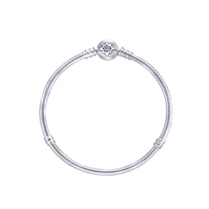 (image for) PANDORA Sterling Silver with Star Clasp Bracelet - PE00023-1B