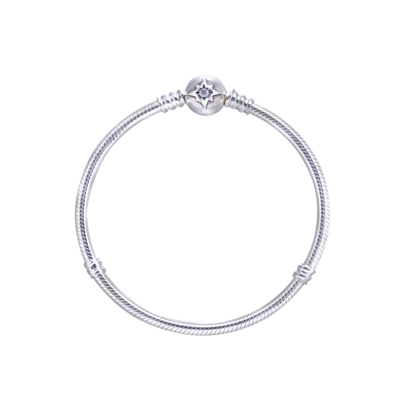 (image for) PANDORA Sterling Silver with Star Clasp Bracelet - PE00023-1B - Product Image