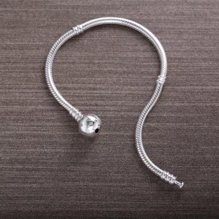PANDORA Sterling Silver with Star Clasp Bracelet - PE00023-1B