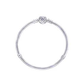 PANDORA Sterling Silver with Star Clasp Bracelet - PE00023-1B PANDORA Sterling Silver with Star Clasp Bracelet - PE00023-1B