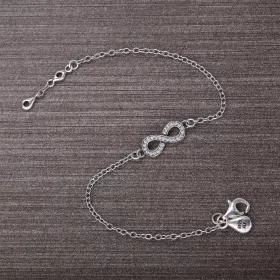 PANDORA Symbol of Infinity Bracelet, Clear CZ - 590509CZ PANDORA Symbol of Infinity Bracelet, Clear CZ - 590509CZ