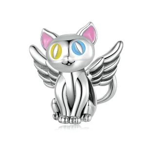 (image for) Pandora Style Angel Cat Charm - SCC2299